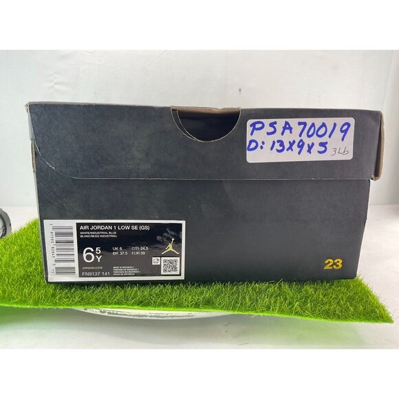 NEW Air Jordan 1 Low SE GS 6.5Y Blue/White Sneakers - Picture 11 of 11